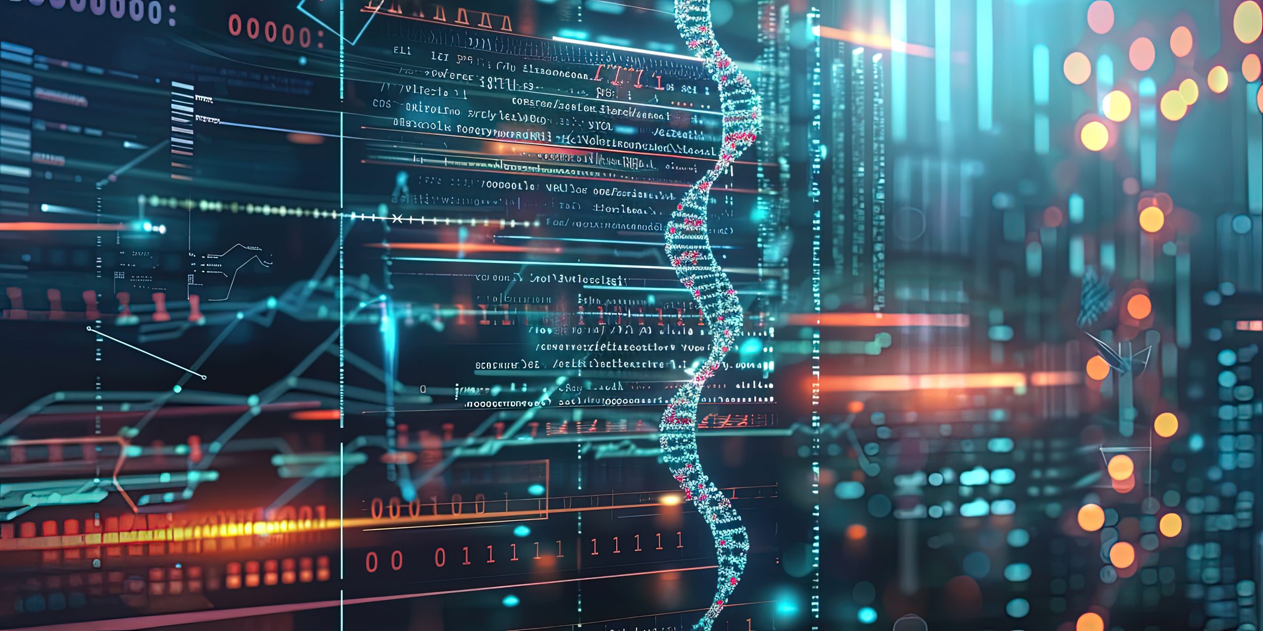 DNA/RNA Health Threat Detection Software Background