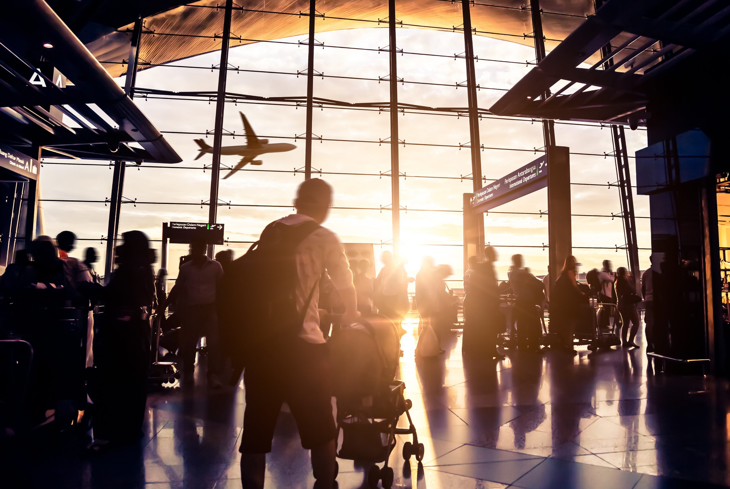 passenger In the Malaysia airport
